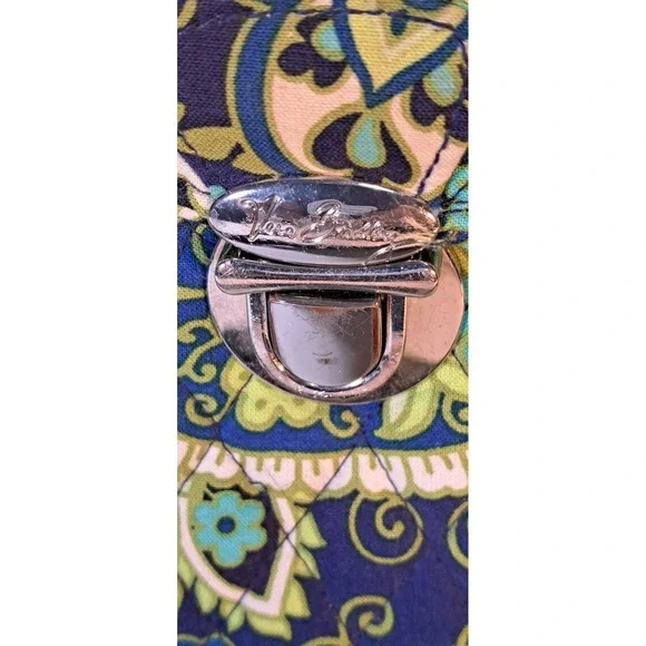 Vera Bradley Messenger Rythm & Blues Pattern Laptop Attache Convertible Strap - Picture 12 of 13